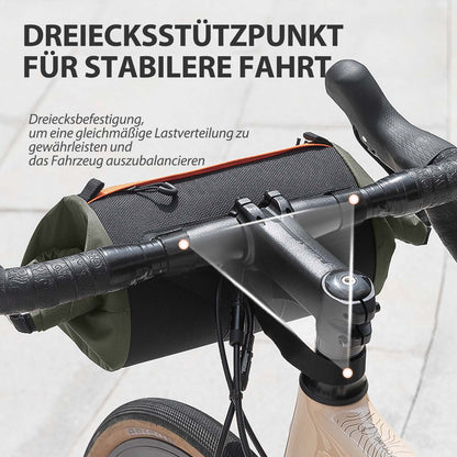 ROCKBROS Fahrradtasche Lenkertasche Aufbewahrungstasche mit Schultergurt