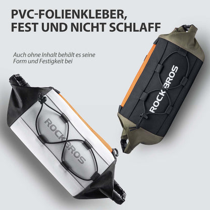 ROCKBROS Fahrradtasche Lenkertasche Aufbewahrungstasche mit Schultergurt