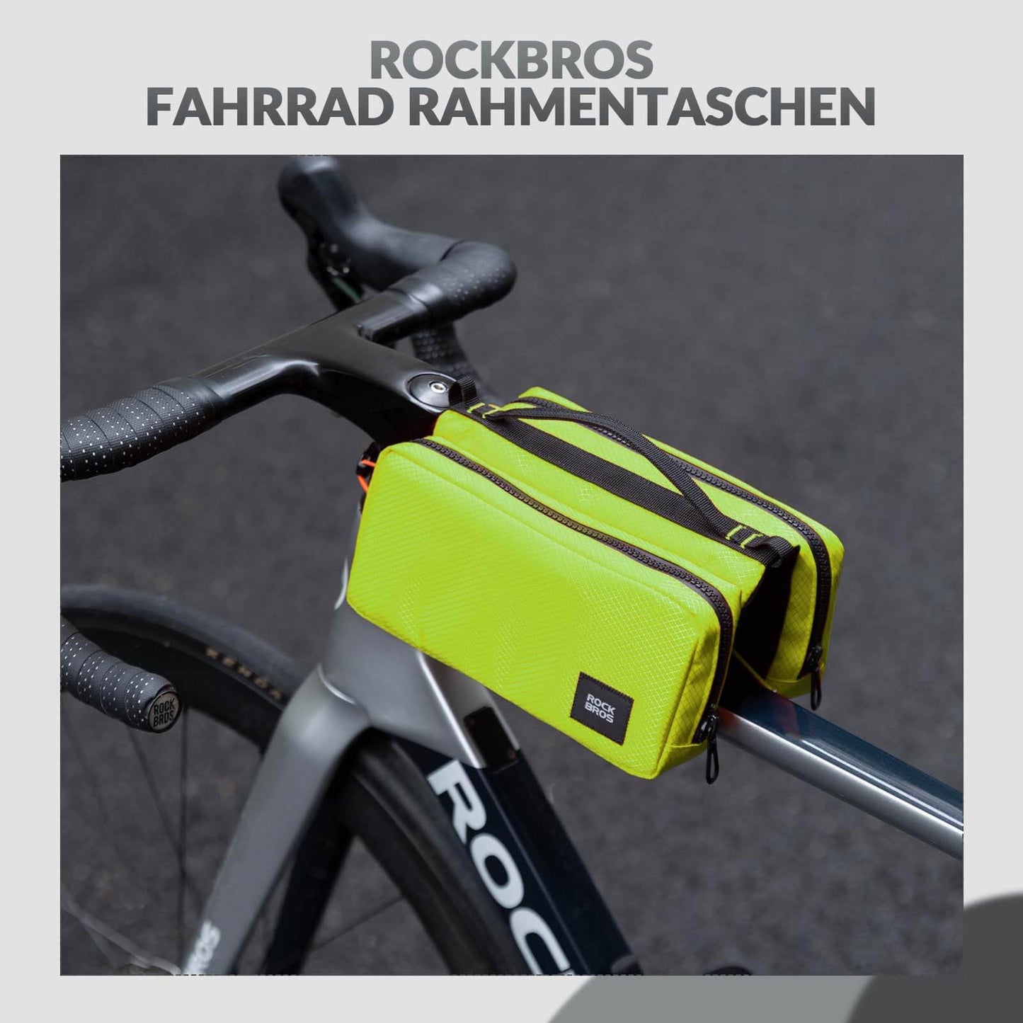 Fahrradtasche Rahmentasche mit Schultergurt Oberrohrtasche ROCKBROS