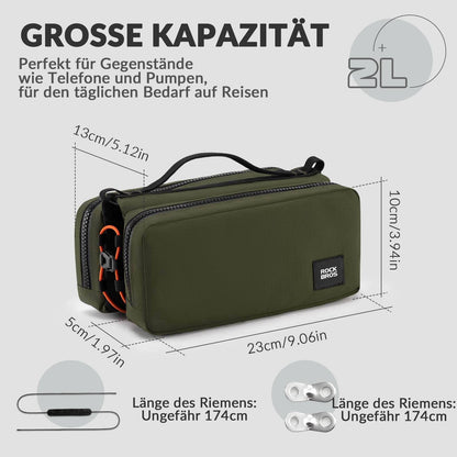 Fahrradtasche Rahmentasche mit Schultergurt Oberrohrtasche ROCKBROS