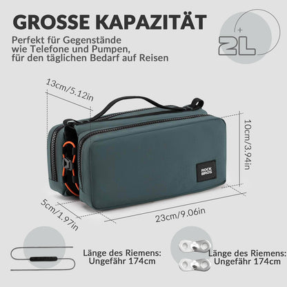 Fahrradtasche Rahmentasche mit Schultergurt Oberrohrtasche ROCKBROS