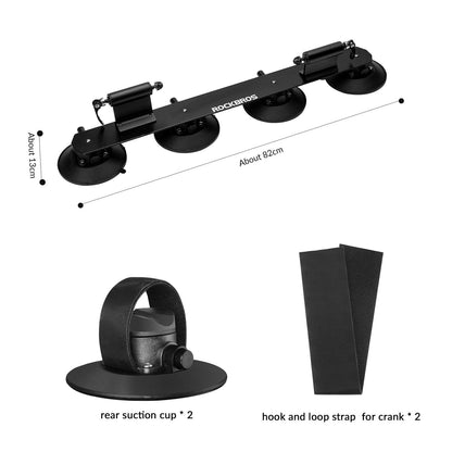 ROCKBROS XP100 Fahrradträger Dachgepäckträger Schnellmontage für 1-3 Fahrräder