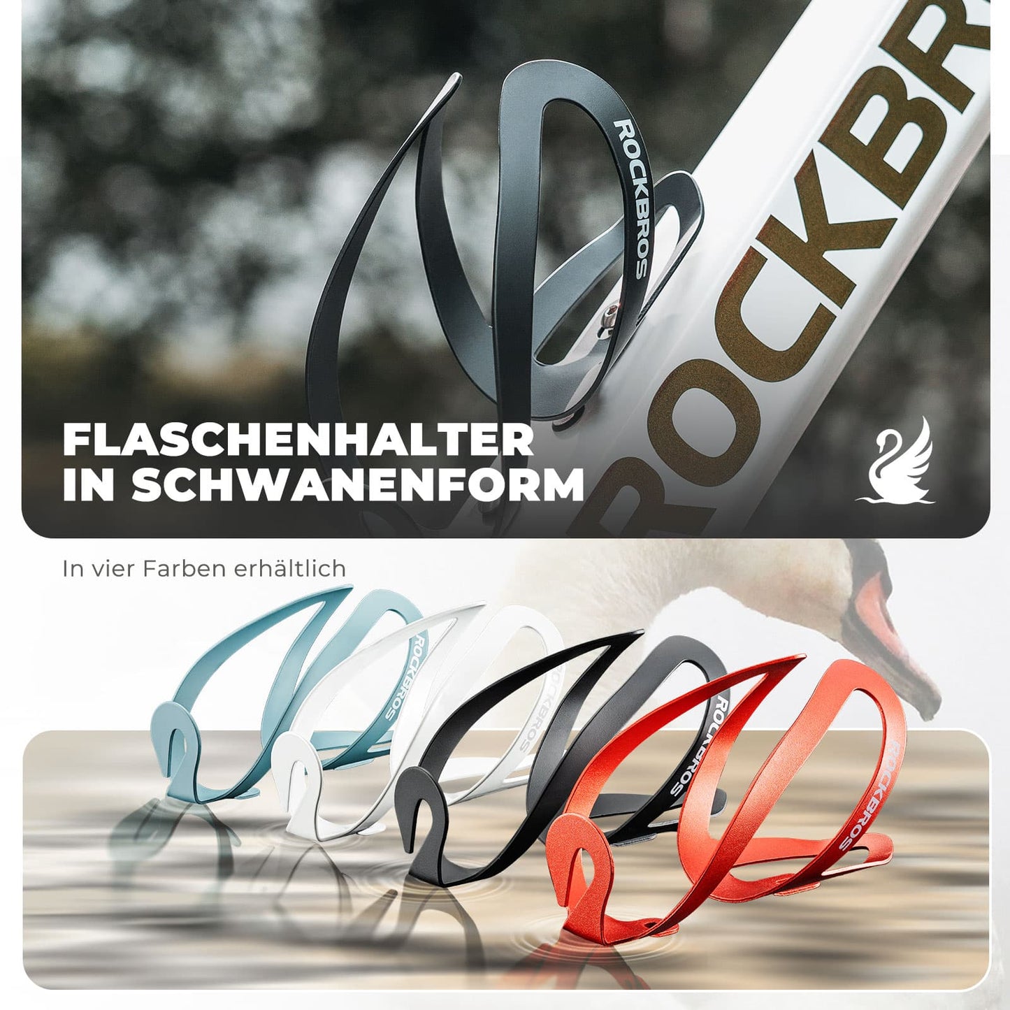 Flaschenhalter Fahrradzubehör Fahrrad Leicht Getränkehalter Befestig ROCKBROS