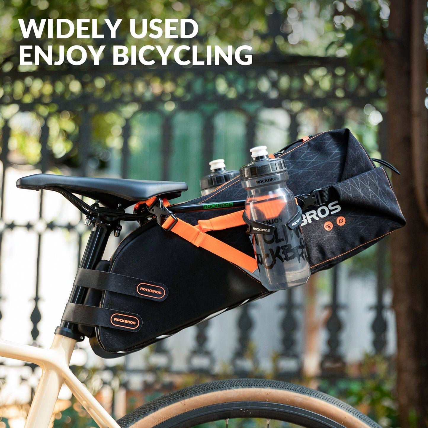 Flaschenhalter & Stabilisator Stütze für Fahrrad Satteltasche ROCKBROS