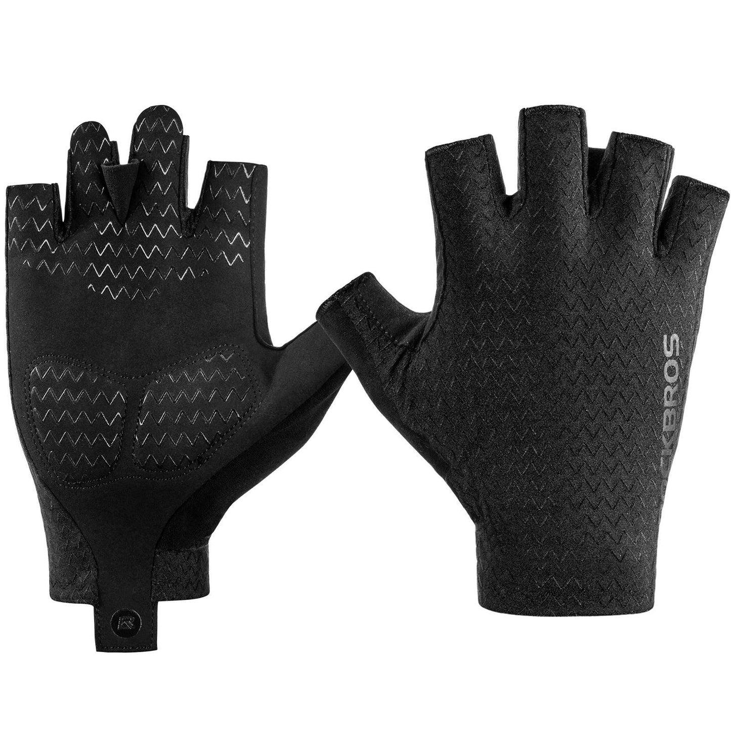 Gel gemusterte Rutschfeste Halbfinger-Reithandschuhe ROCKBROS