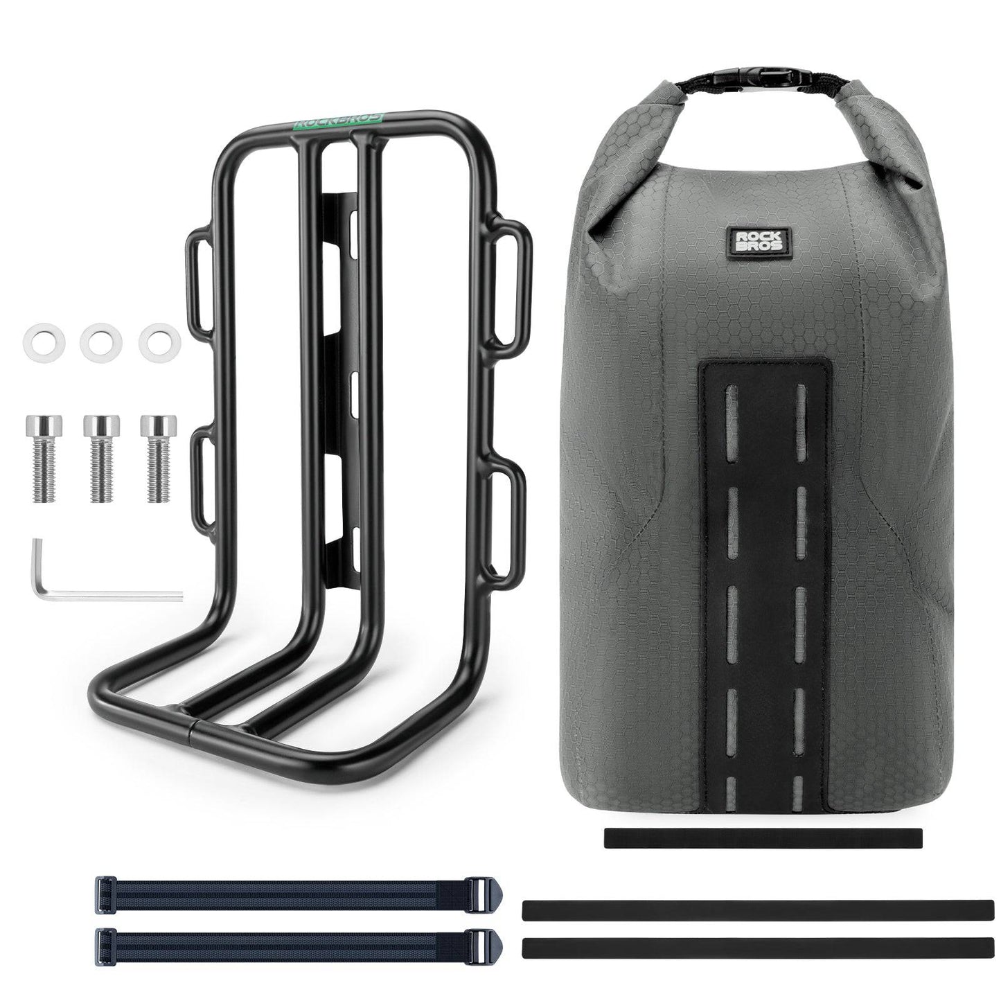 Gepäckträgertasche Gepäckträger für Vordergabel 2,7 L, Wasserdicht ROCKBROS