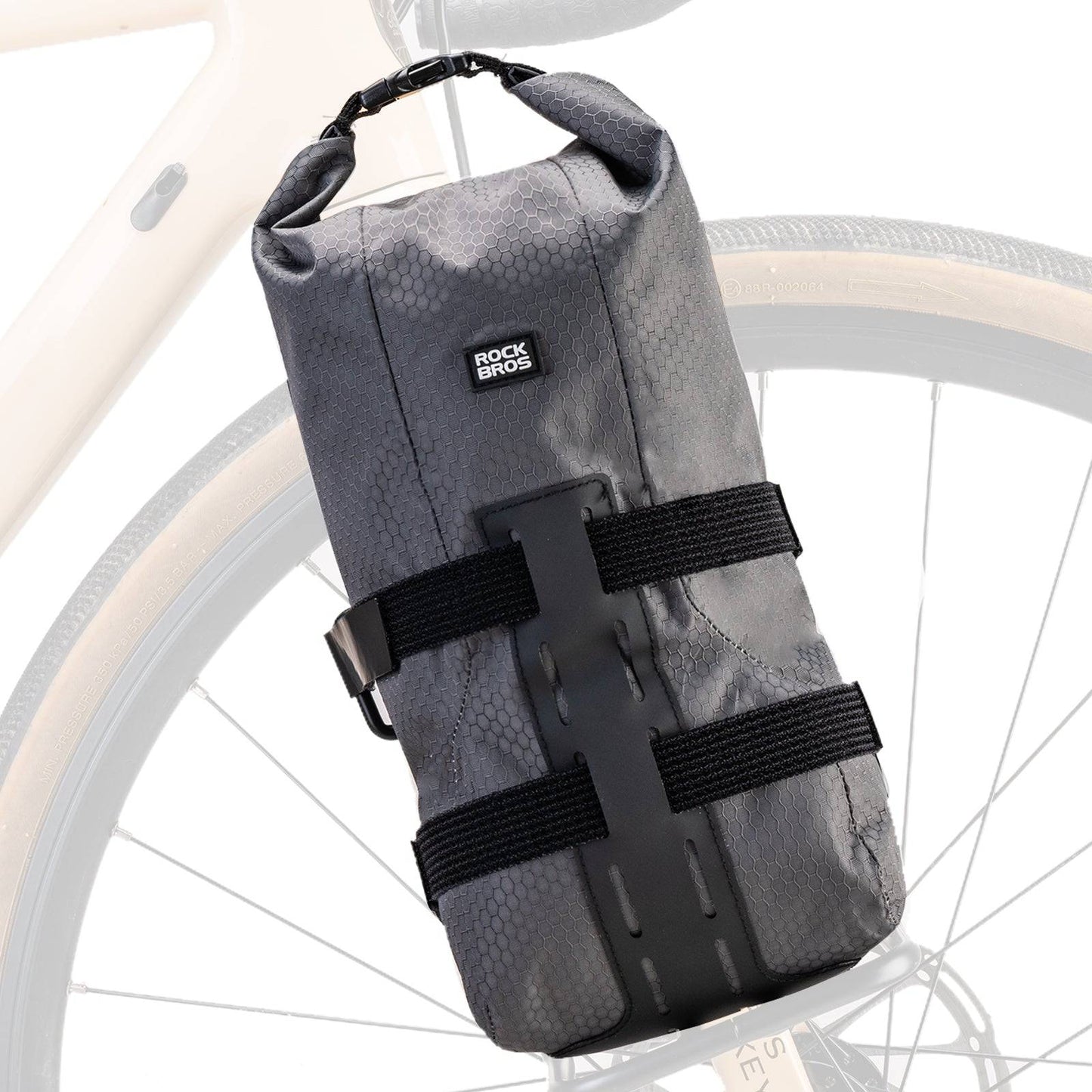 Gepäckträgertasche Gepäckträger für Vordergabel 2,7 L, Wasserdicht ROCKBROS