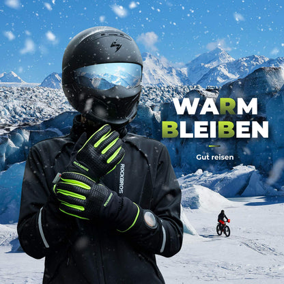 Handschuhe Fahrradhandschuhe Touchscreen Thinsulate Skihandschuh ROCKBROS