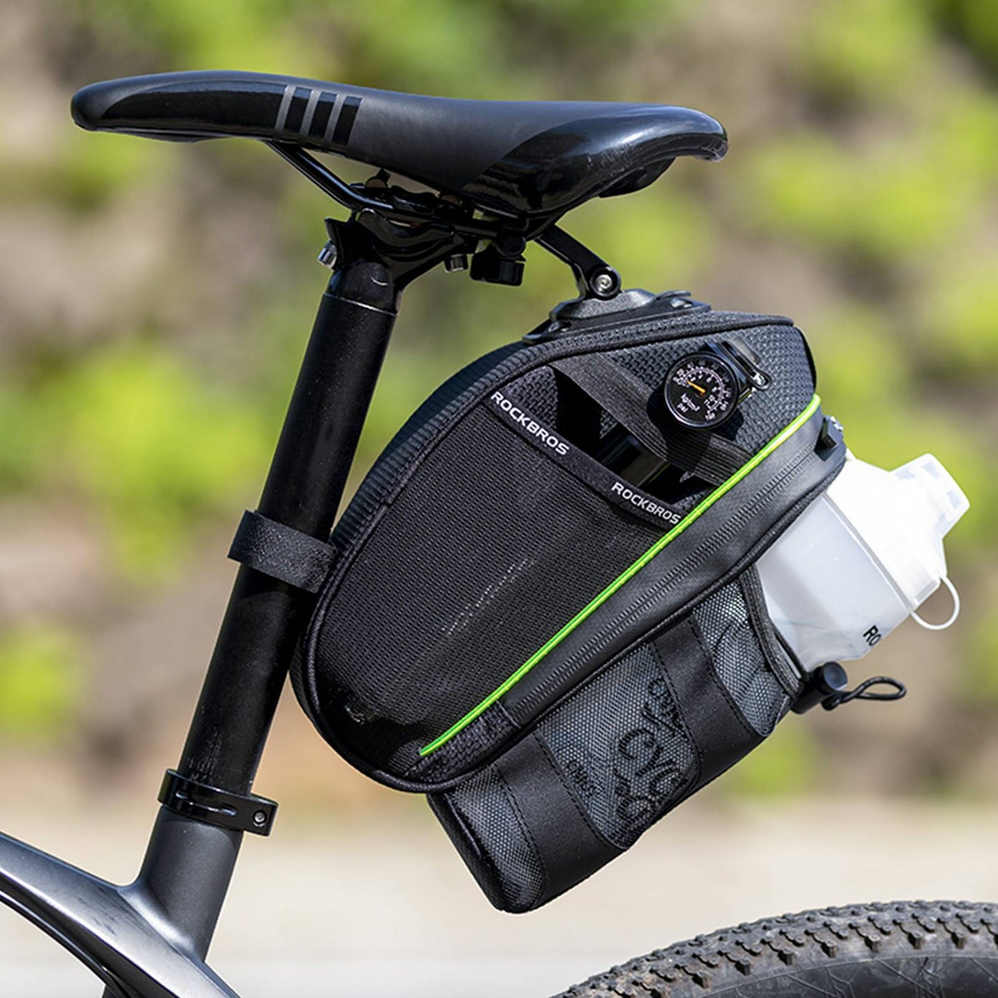 Kratzfest Fahrrad Satteltasche mit Flaschenhalter 1,5L ROCKBROS