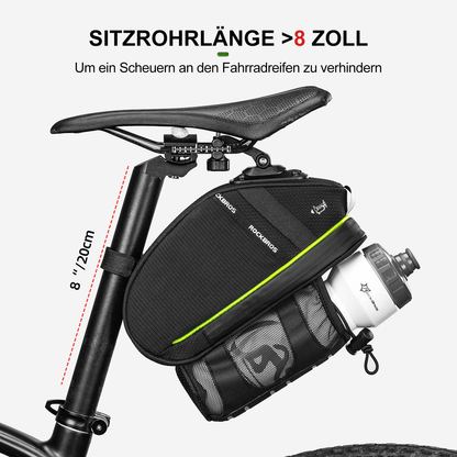 Kratzfest Fahrrad Satteltasche mit Flaschenhalter 1,5L ROCKBROS
