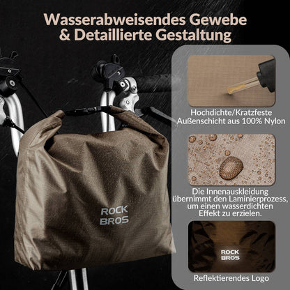 Lenkertasche Wasserdichte Fahrradkorb Fronttasche Einstellbar 2,5L-4L ROCKBROS