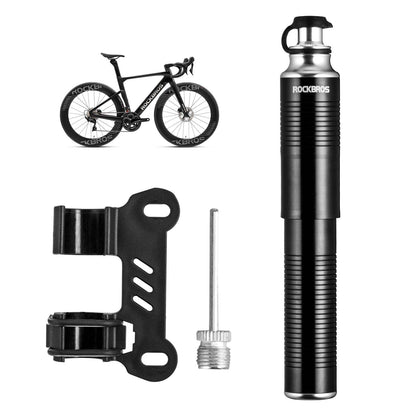 Luftpumpe Handpumpe Schrader & Presta Ventile aus Aluminium ROCKBROS