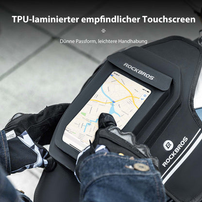 Motorrad Tankrucksack Wasserdichter Magnet Tanktasche Schwarz ROCKBROS
