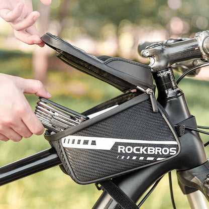 Oberrohrtasche mit TPU-Touchscreen Seitentaschen-Design 1L ROCKBROS