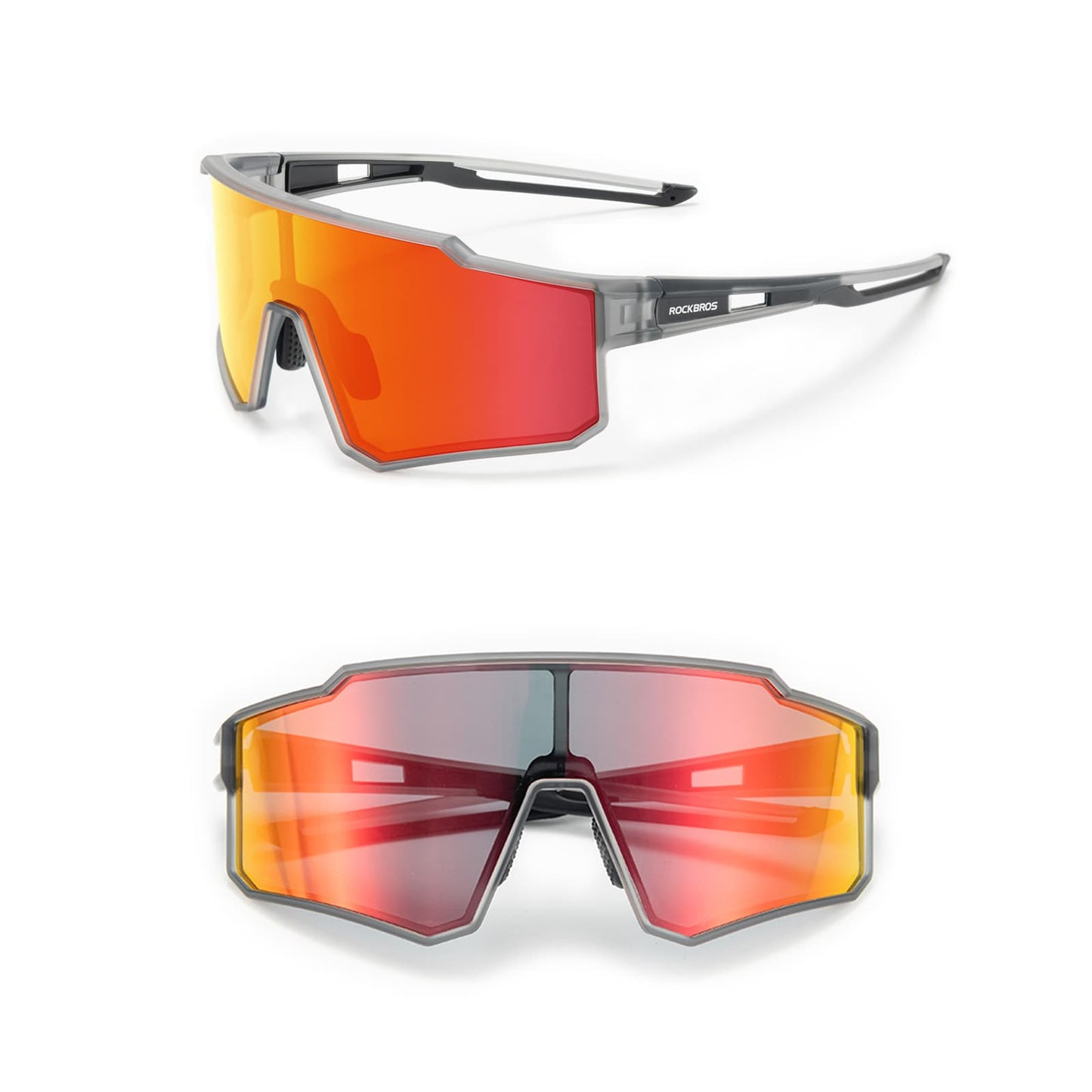 Polarisiert Fahrradbrille Sport Sonnenbrille für Outdoorsport ROCKBROS