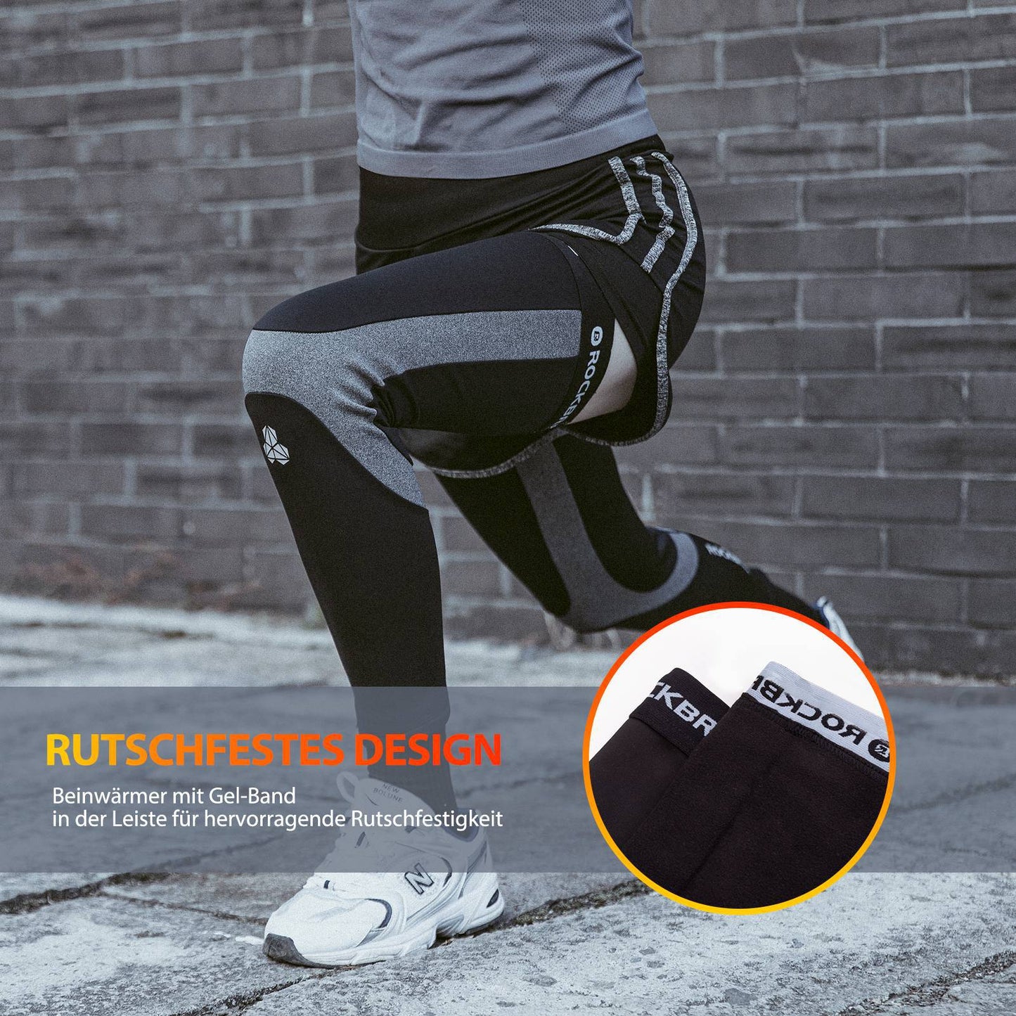 Radsport Beinlinge Winter Beinwärmer für Damen & Herren ROCKBROS