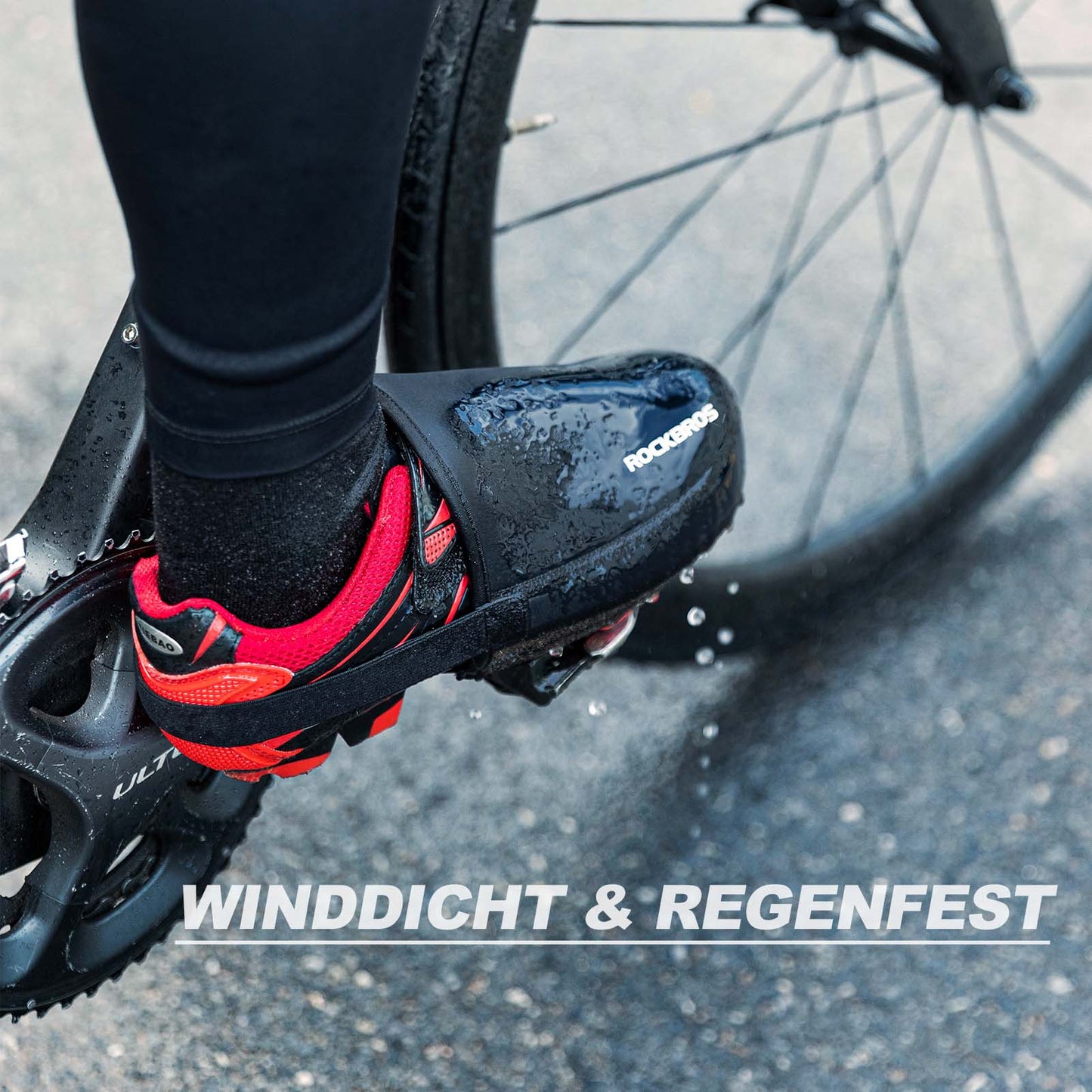Radsport Überschuhe Wasserabweisend Kevlar Fahrrad Shoe Cover ROCKBROS
