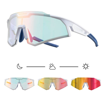 Sonnenbrille Fahrradbrille Selbsttönend Outdoor UV400 Schutz ROCKBROS