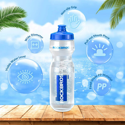 Sport Trinkflasche 750ml Fahrrad Wasserflasche BPA-Frei ROCKBROS