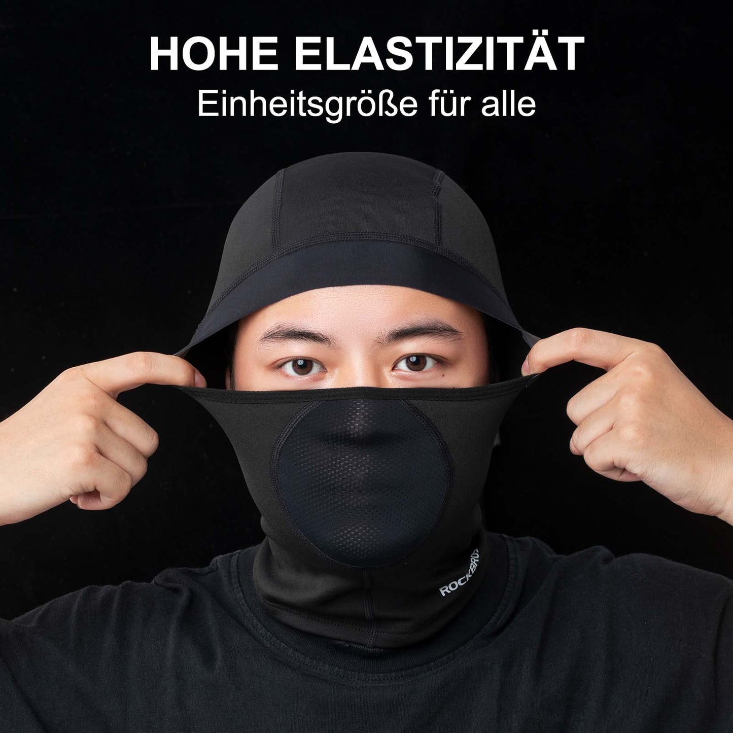 Sturmhaube Balaclava Herbst Winter Skimaske Atmungsaktiv Gesichtshaube ROCKBROS