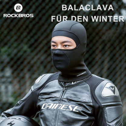 Sturmhaube Balaclava Herbst Winter Skimaske Atmungsaktiv Gesichtshaube ROCKBROS