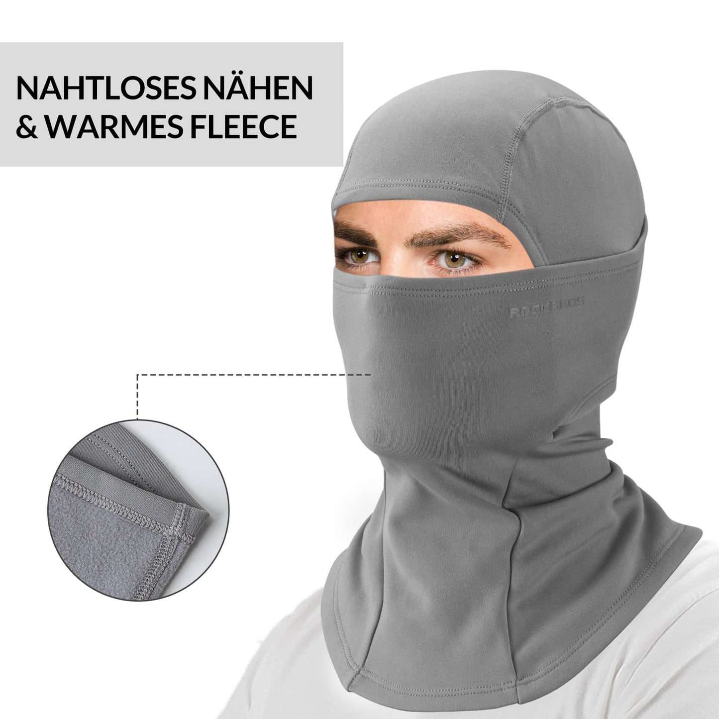 Sturmhaube 2er Set Herbst Winter Balaclava für Outdoorsports Unisex ROCKBROS