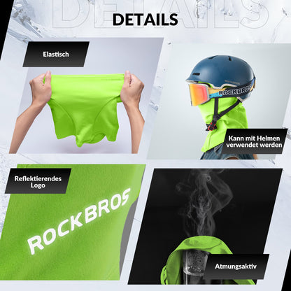 Sturmhaube 2er Set Herbst Winter Balaclava für Outdoorsports Unisex ROCKBROS