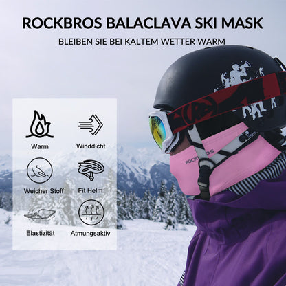 Sturmhaube 2er Set Herbst Winter Balaclava für Outdoorsports Unisex ROCKBROS