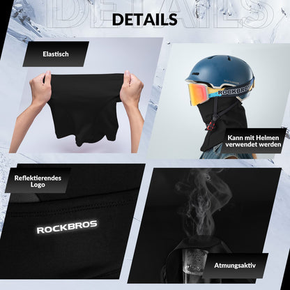 Sturmhaube 2er Set Herbst Winter Balaclava für Outdoorsports Unisex ROCKBROS