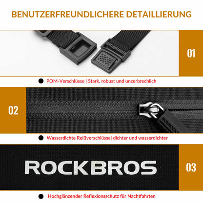 Tankrucksack Motorrad Beintasche mit Magnetische-Absaugung ROCKBROS