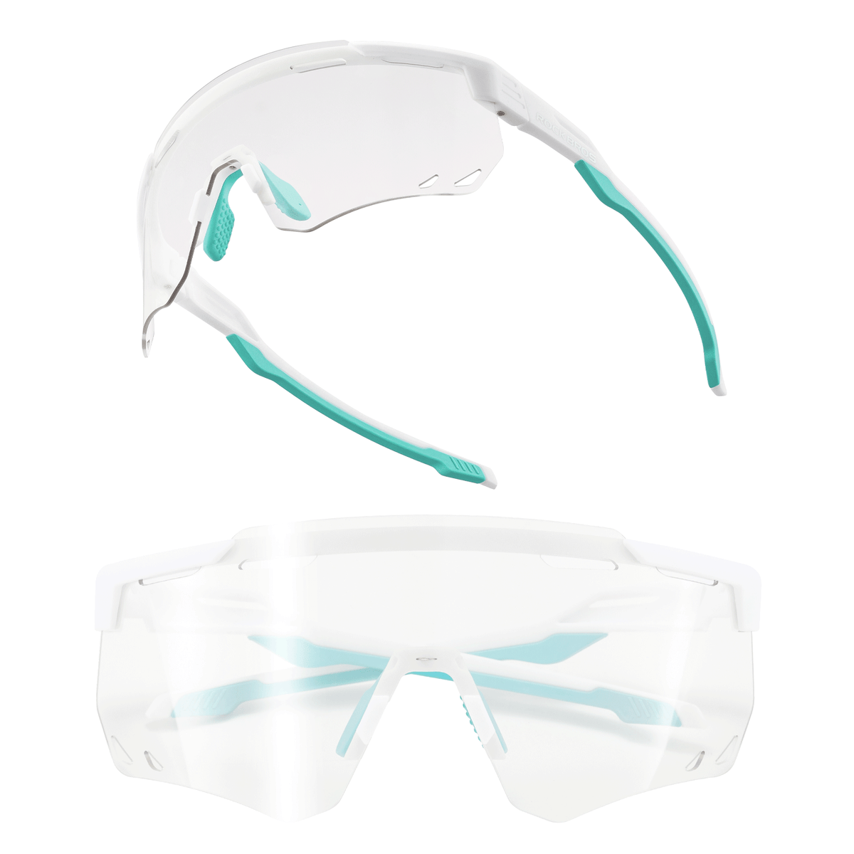 ROCKBROS Ultraleichte und Selbsttönende Fahrradbrille (UV400)