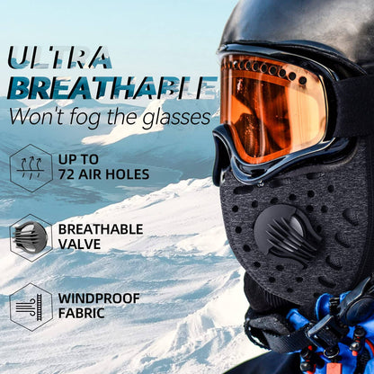 Winddicht & Staubdicht Sturmhaube Balaclava Winter Halswärmer ROCKBROS