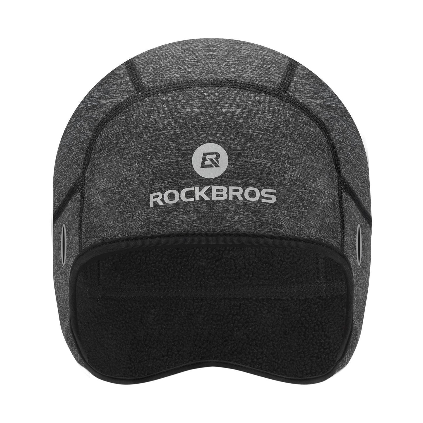 Winter Fahrrad Mütze Winddicht Helmmütze mit Brillenlöcher ROCKBROS