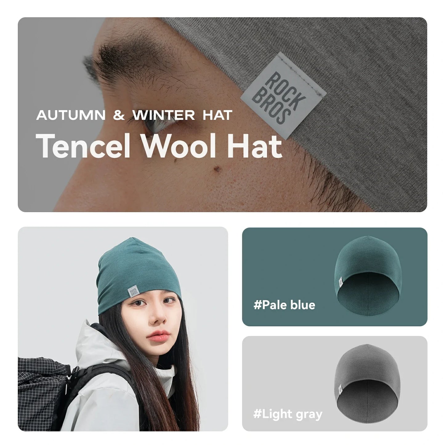 Winter Thermo Mütze aus Wolle ROCKBROS