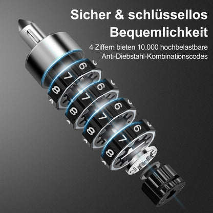 Zahlenschloss mit 4-stelligem Zahlencode 96 cm Länge ROCKBROS