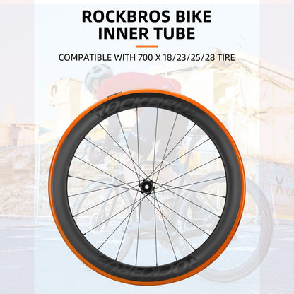 ROCKBROS Fahrradschlauch 700 x 18-32C 35g TPU Presta Ventil Rennrad