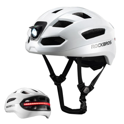 ROCKBROS Fernsteuerbarer Smart Fahrradhelm mit Licht