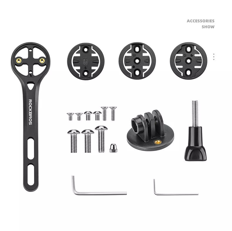 ROCKBROS Fahrradcomputer GPS Halterung Fahrradlicht Adapter GoPro Carbon Fiber