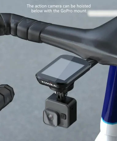 TOWILD Integrierte verlängerungshalterung für Fahrradcomputer, Licht und GoPro