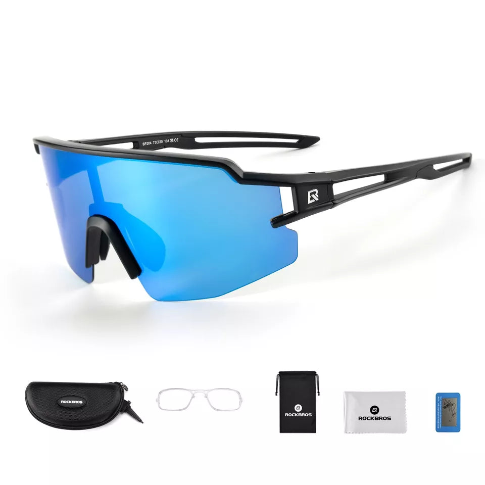 ROCKBROS Polarisierte/Selbsttönende Sonnenbrille Radbrille Fahrrad UV400 UNISEX