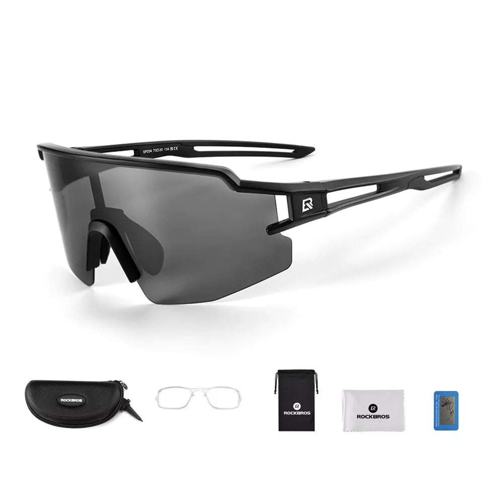 ROCKBROS Polarisierte/Selbsttönende Sonnenbrille Radbrille Fahrrad UV400 UNISEX