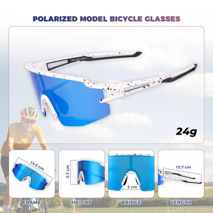 ROCKBROS Polarisierte/Selbsttönende Sonnenbrille Radbrille Fahrrad UV400 UNISEX