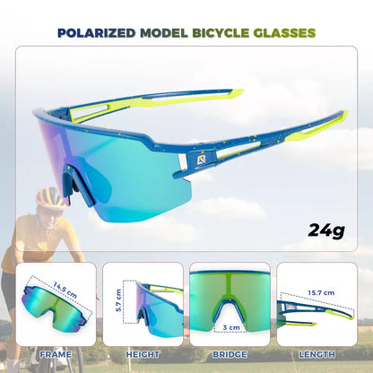 ROCKBROS Polarisierte/Selbsttönende Sonnenbrille Radbrille Fahrrad UV400 UNISEX