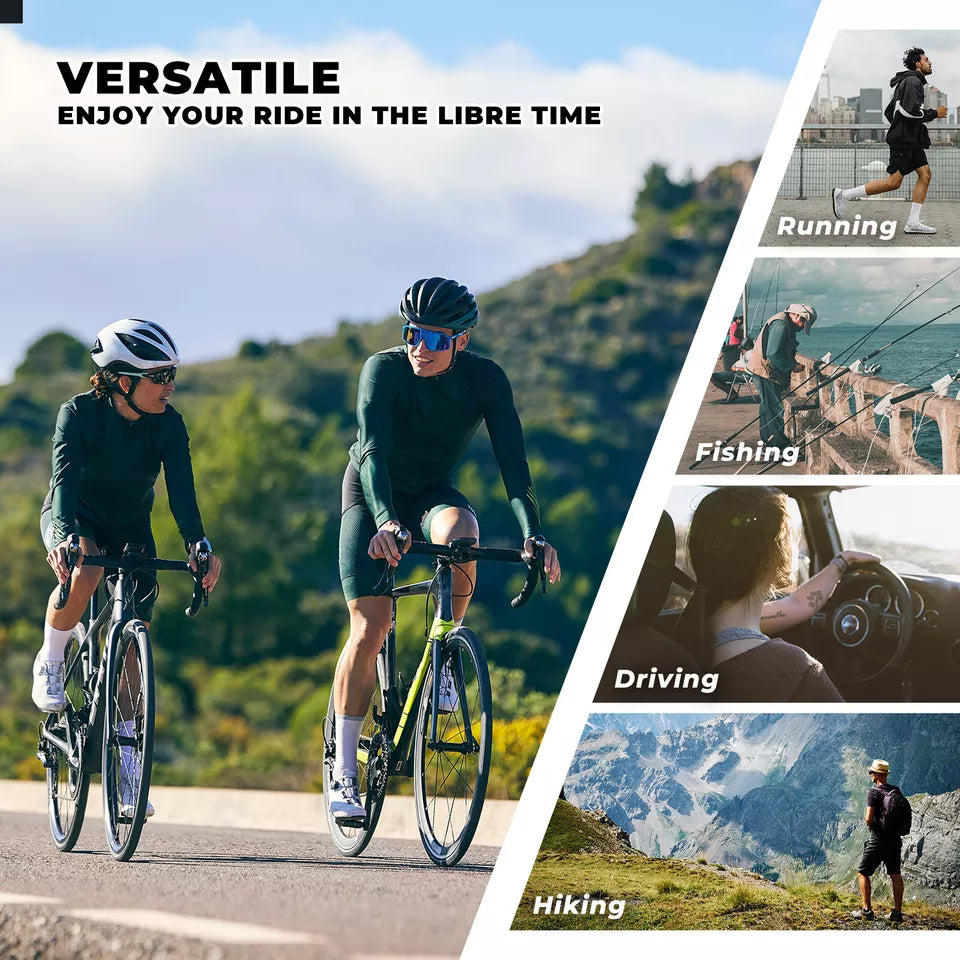 ROCKBROS Polarisierte/Selbsttönende Sonnenbrille Radbrille Fahrrad UV400 UNISEX