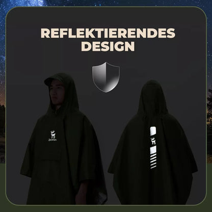 Qunature Outdoors Multifunktional Regenponcho Fahrrad Regencape Regen Poncho