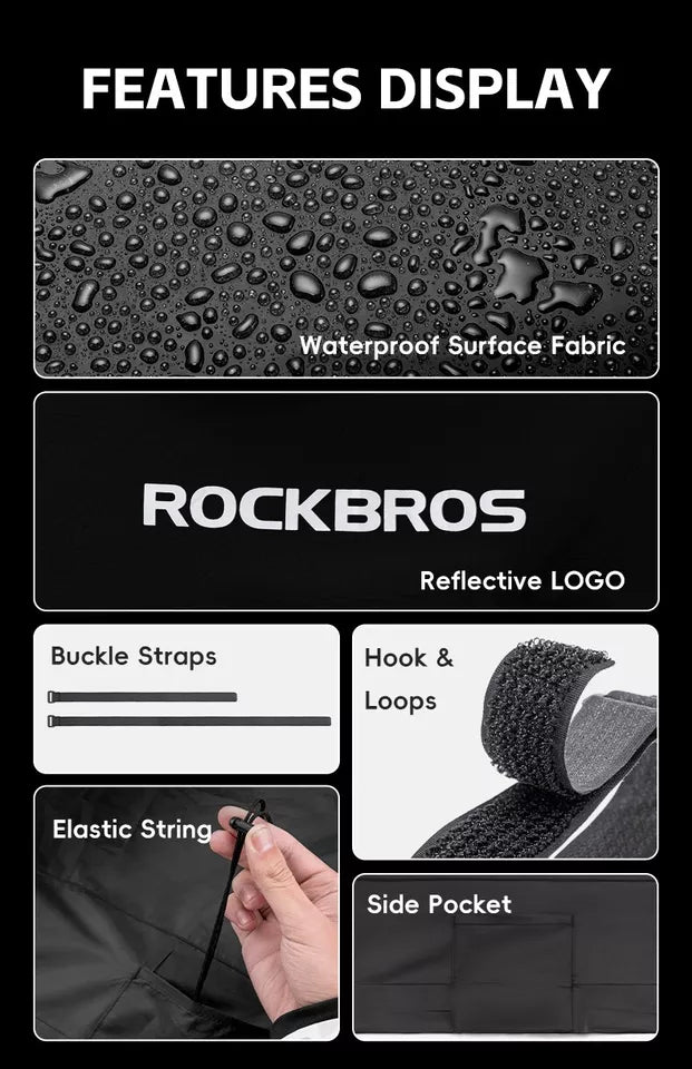 ROCKBROS Fahrradabdeckung für 27,5 Zoll /700C Fahrrad Fahrradplane Wasserabweisend