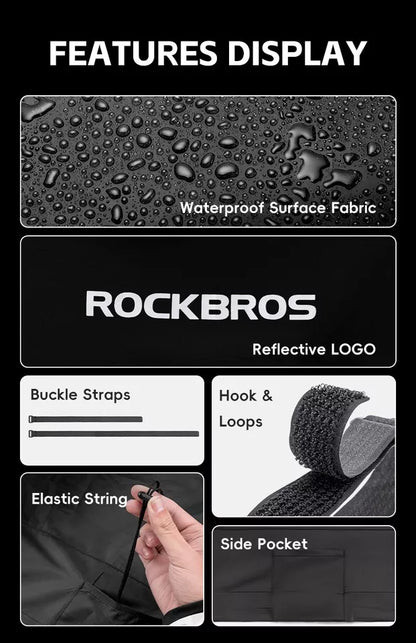 ROCKBROS Fahrradabdeckung für 27,5 Zoll /700C Fahrrad Fahrradplane Wasserabweisend