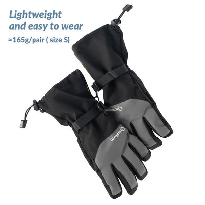 Qunature Winter-Skihandschuhe Touchscreen wasserdichte Handschuhe Schnee