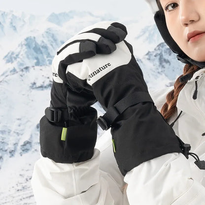 Qunature Winter-Skihandschuhe Touchscreen wasserdichte Handschuhe Schnee