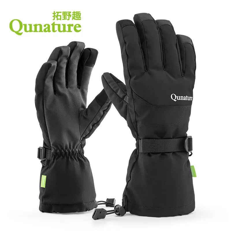 Qunature Winter-Skihandschuhe Touchscreen wasserdichte Handschuhe Schnee